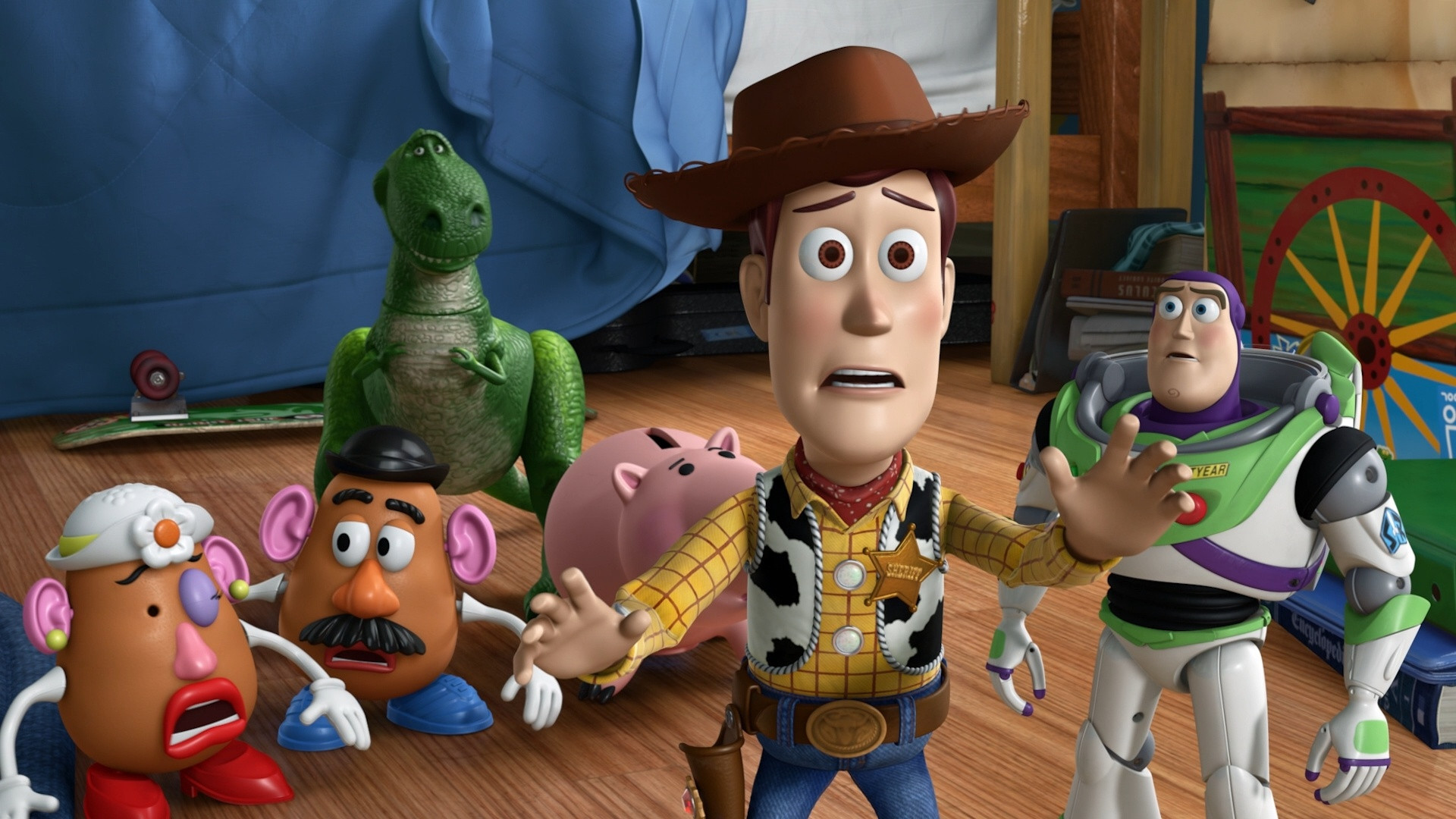 Woody and friends.