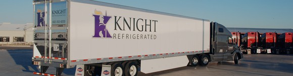 Knight refrigerated truck.
