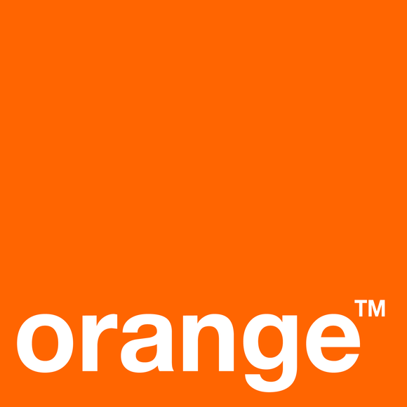 Orange logo.