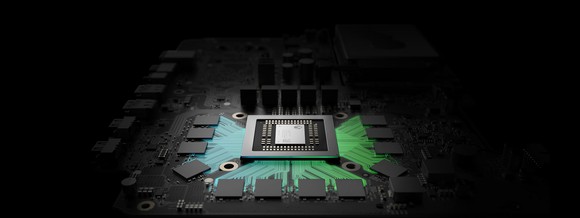 Computer rendering of chips used in Microsoft's upcoming Scorpio.