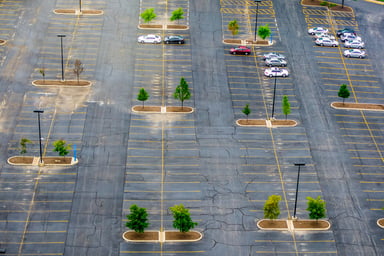 empty parking lot
