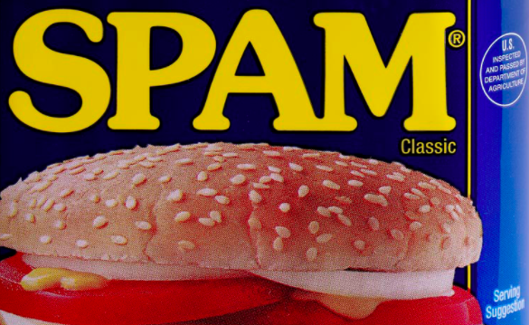 A can of Spam, a major Hormel Foods product.