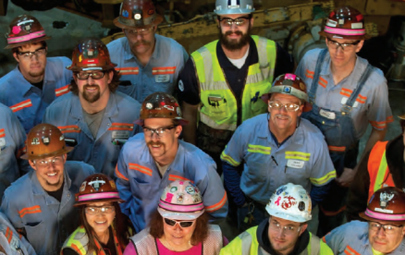 A collection of Barrick Gold employees.