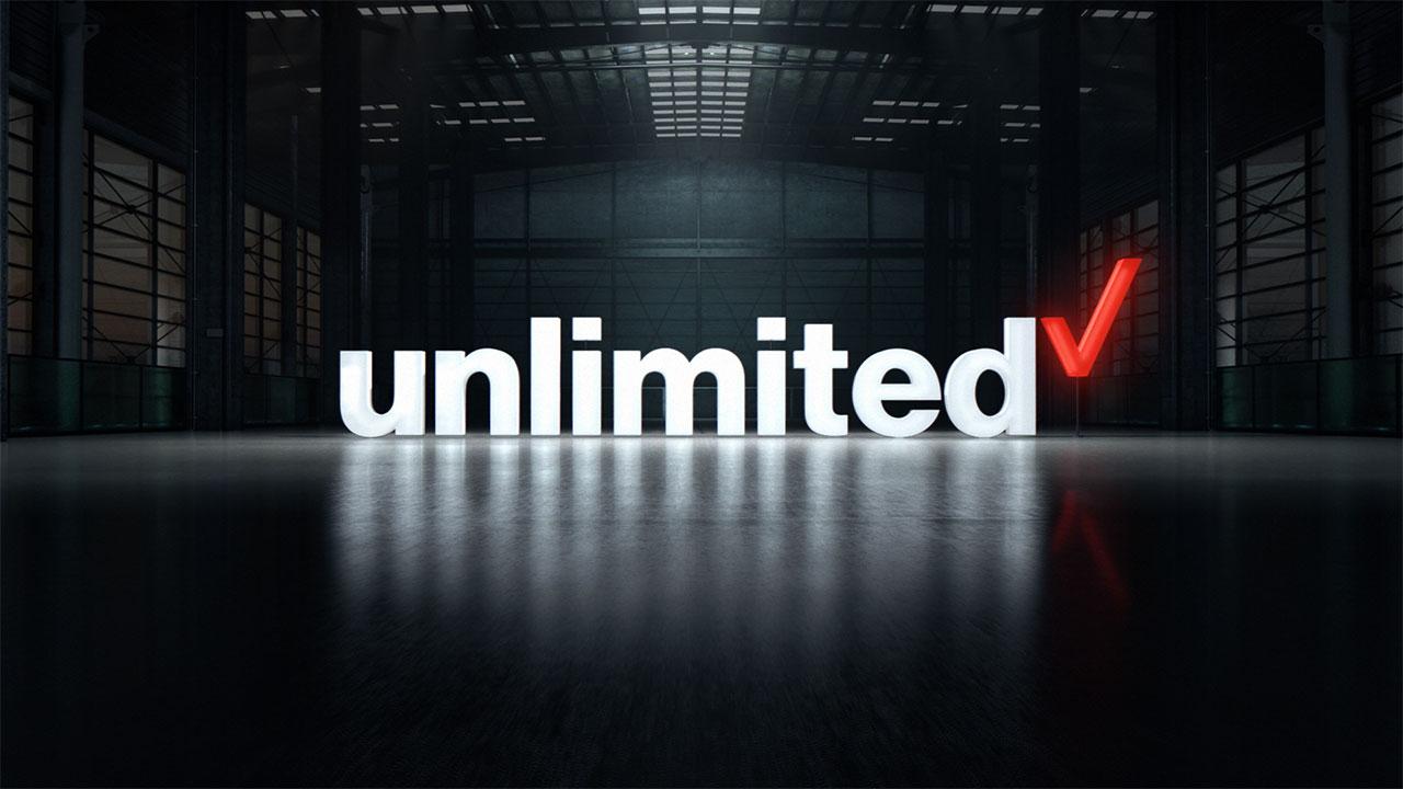 Verizon unlimited logo.