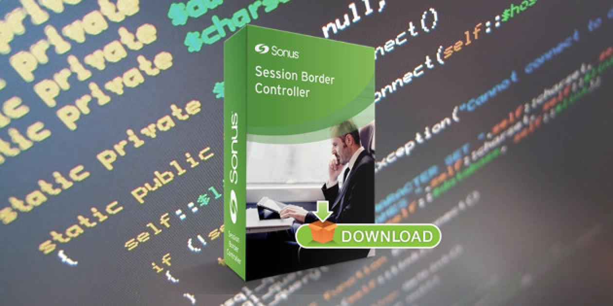 A box that contains the downloadable software for Sonus SBC SWe session border controller.