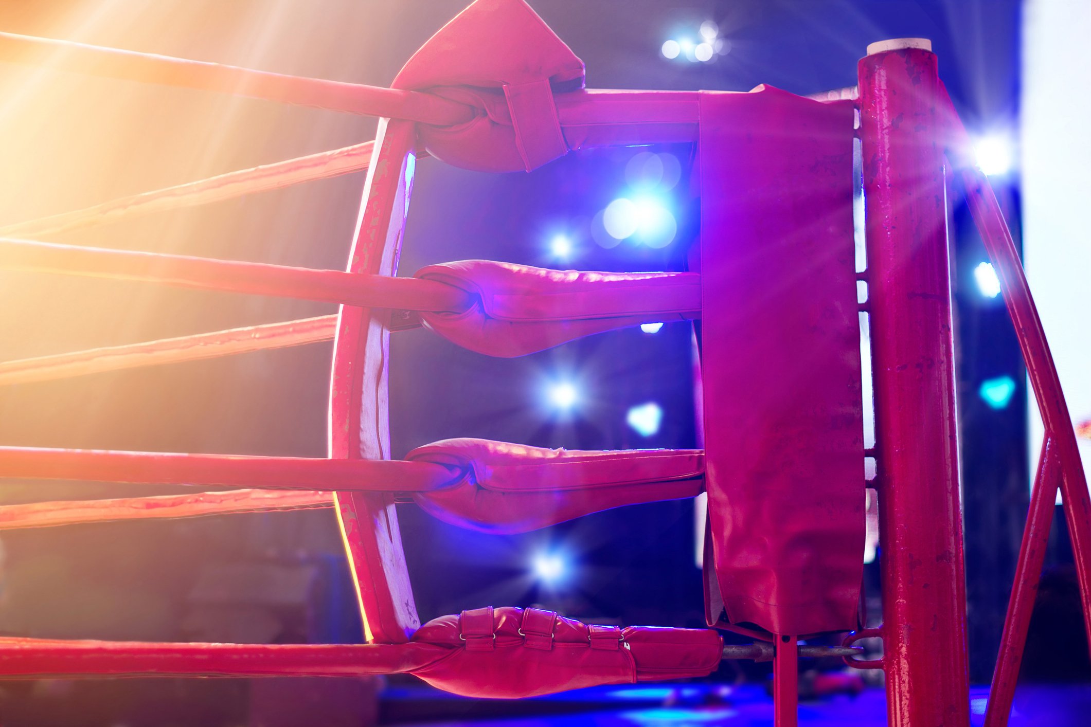 Wrestling and Boxing Ring Corner