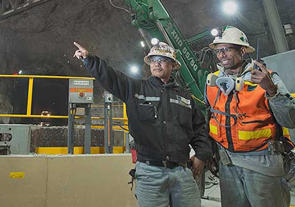 Two Freeport-McMoRan employees.