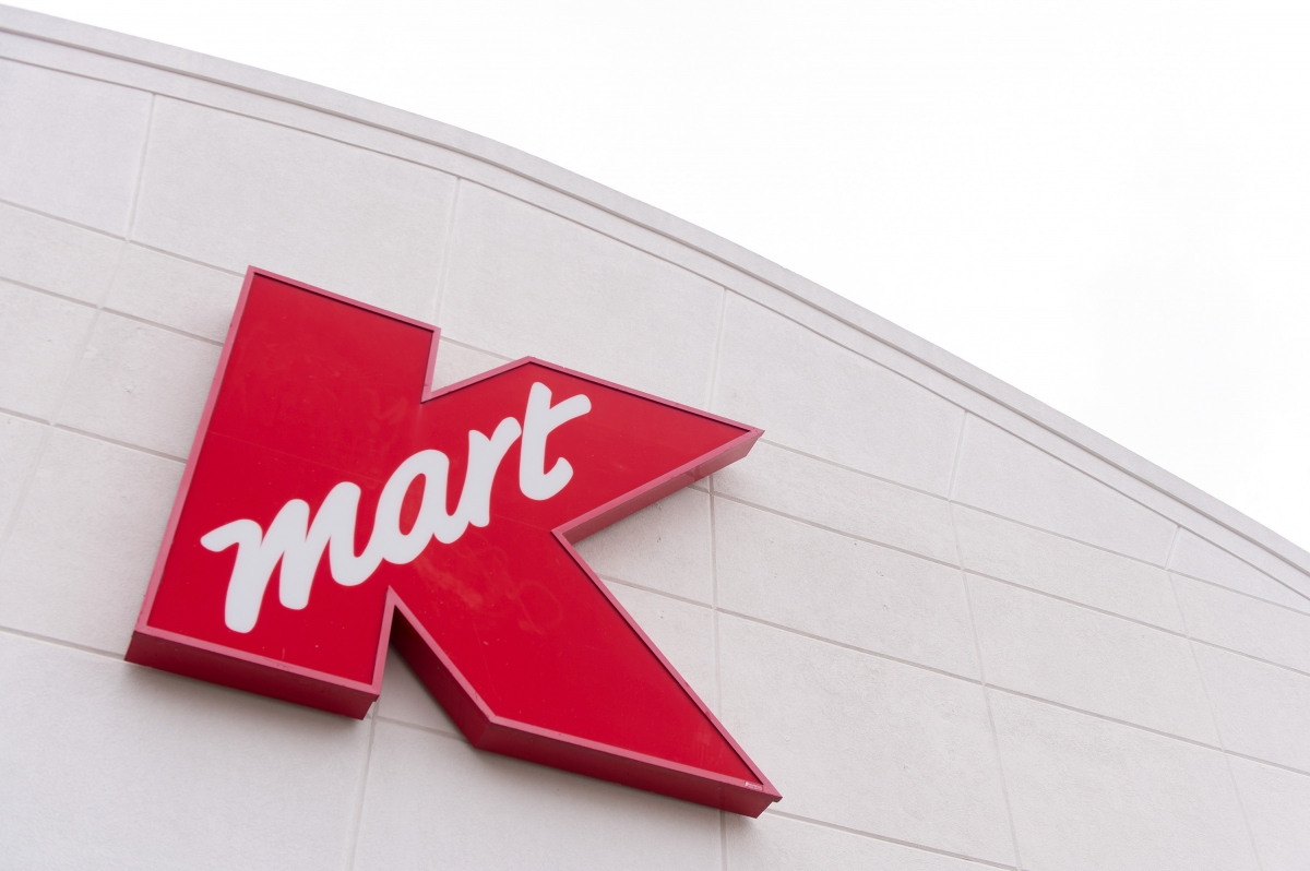 A Kmart sign.