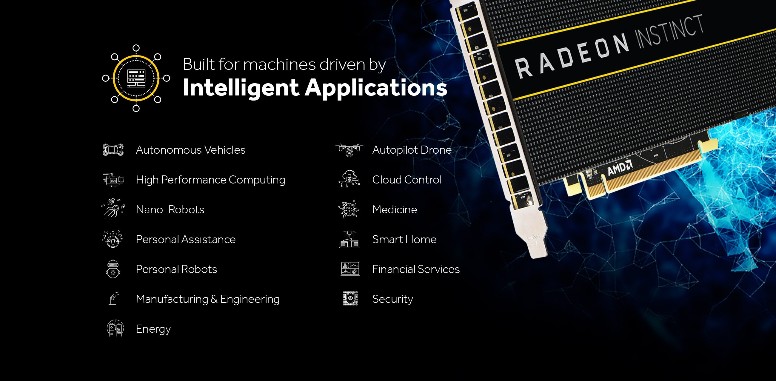 AMD Radeon Instinct GPU.