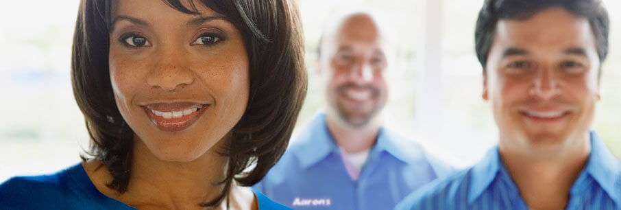 A group of Aaron's employees