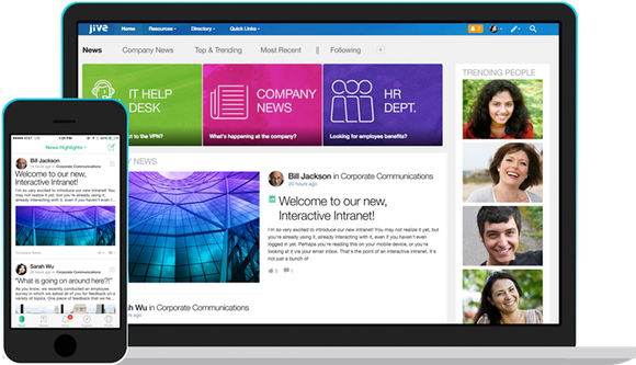 Jive software screenshot