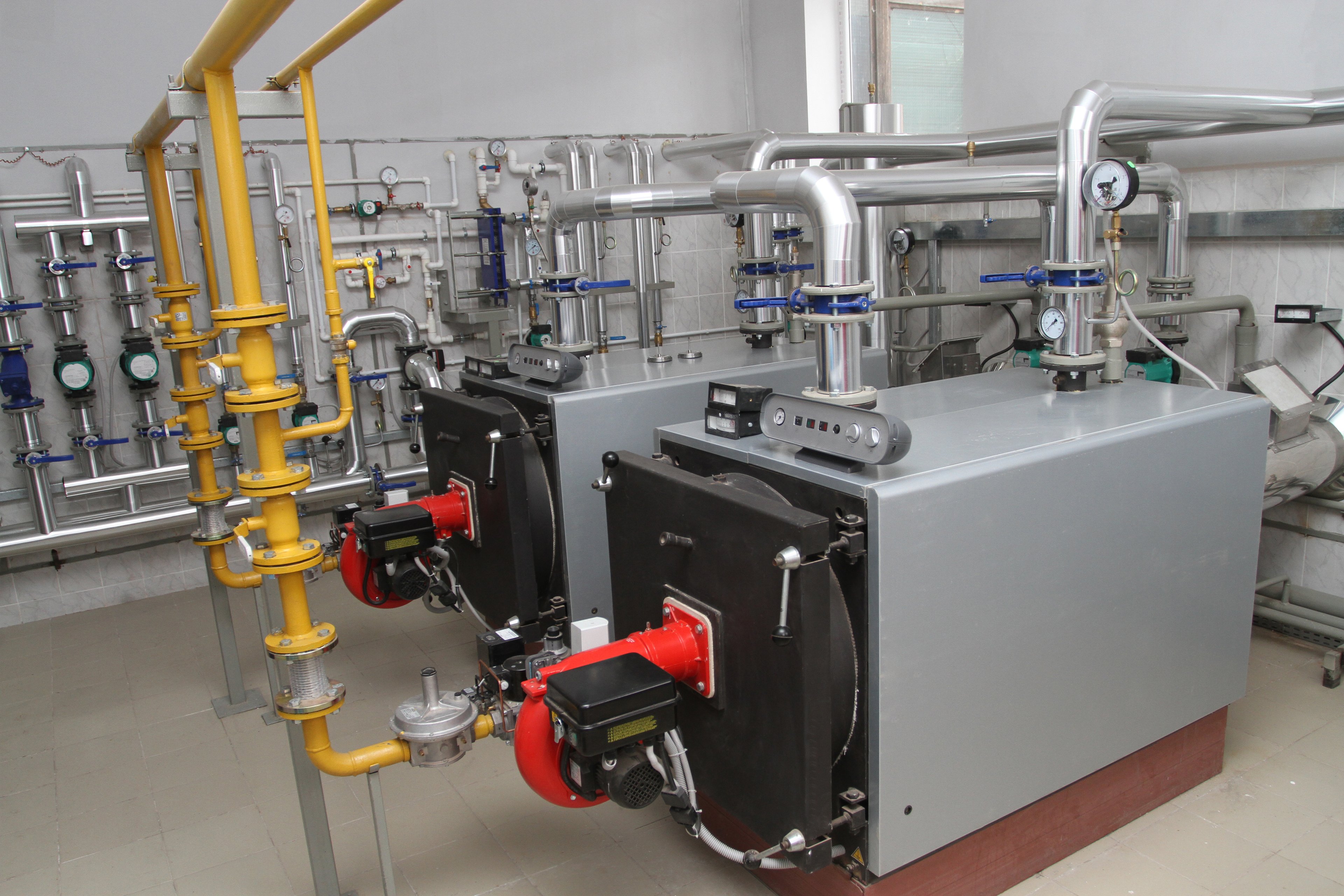 Commercial boiler.