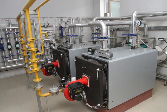 Commercial boiler.