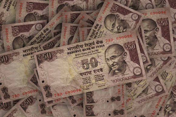 India currency notes.