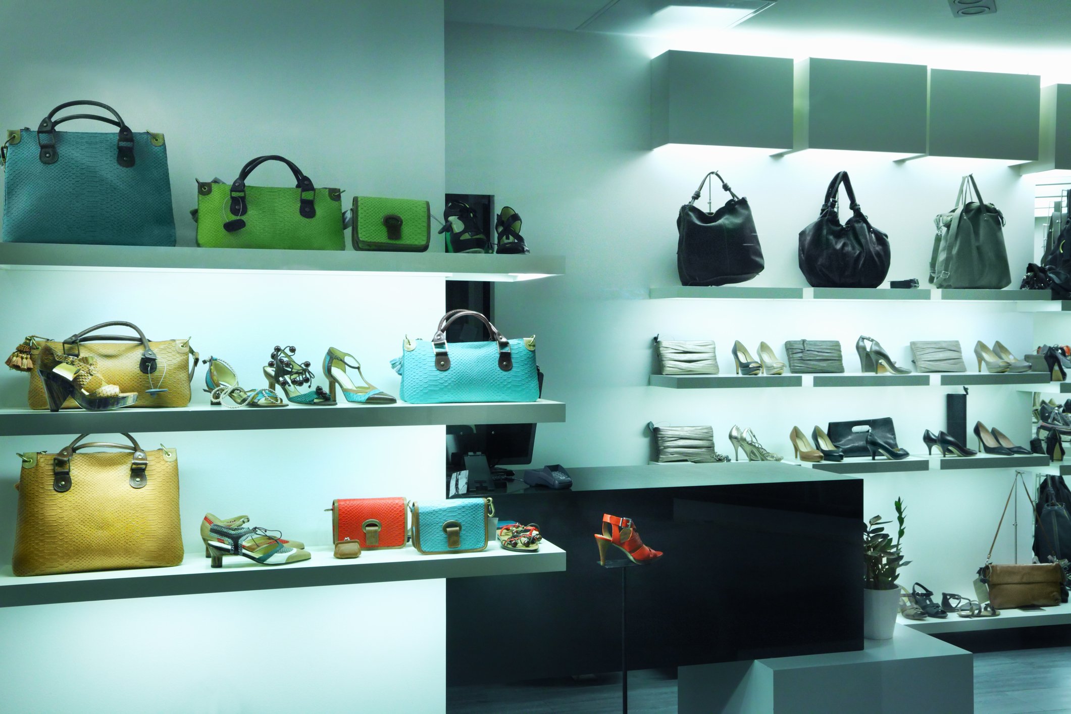 Luxury handbags and accessories.