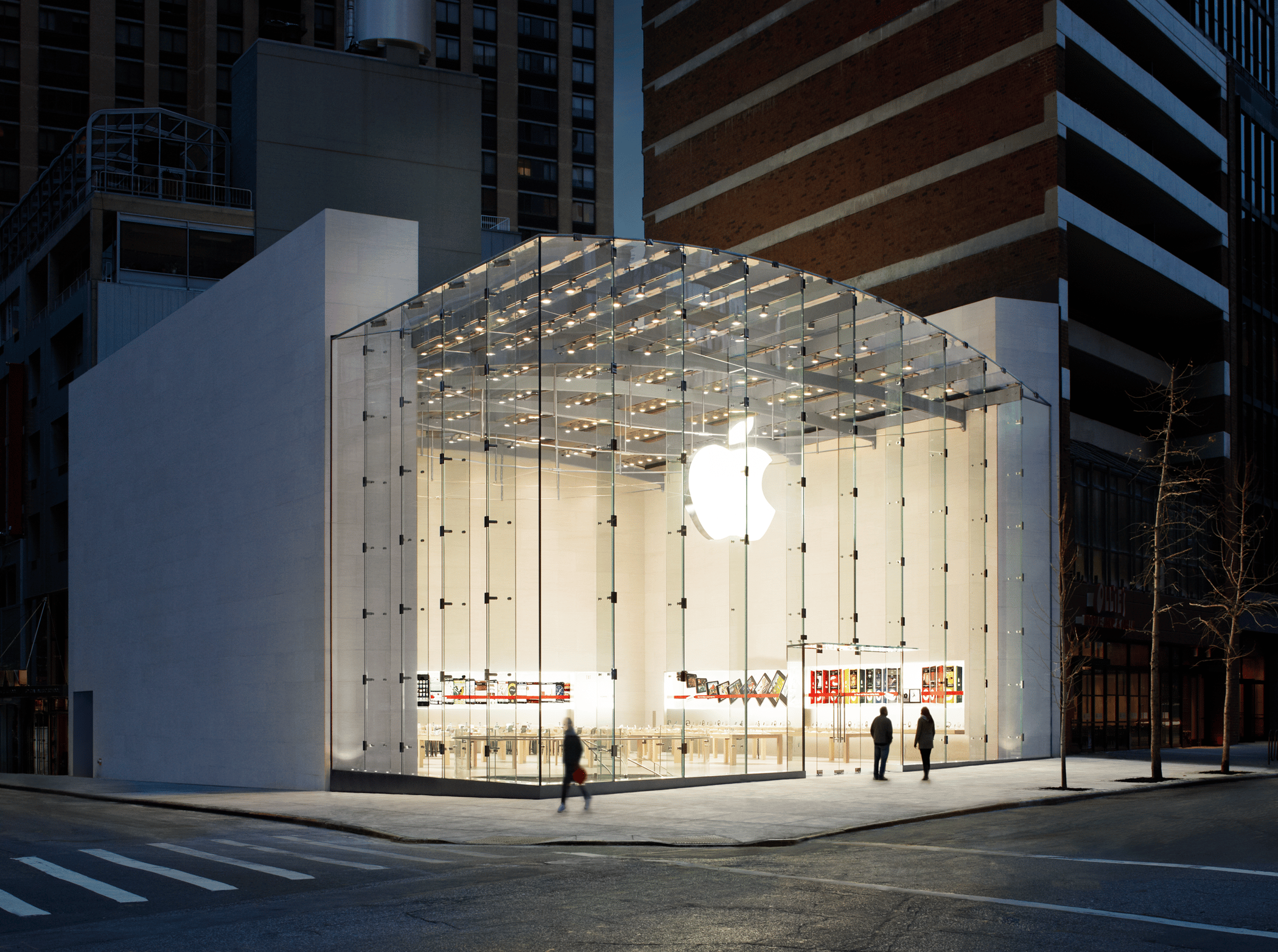 Apple store in New York City.