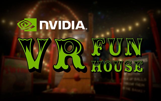 Graphic of NVIDIA's Funhouse VR title.