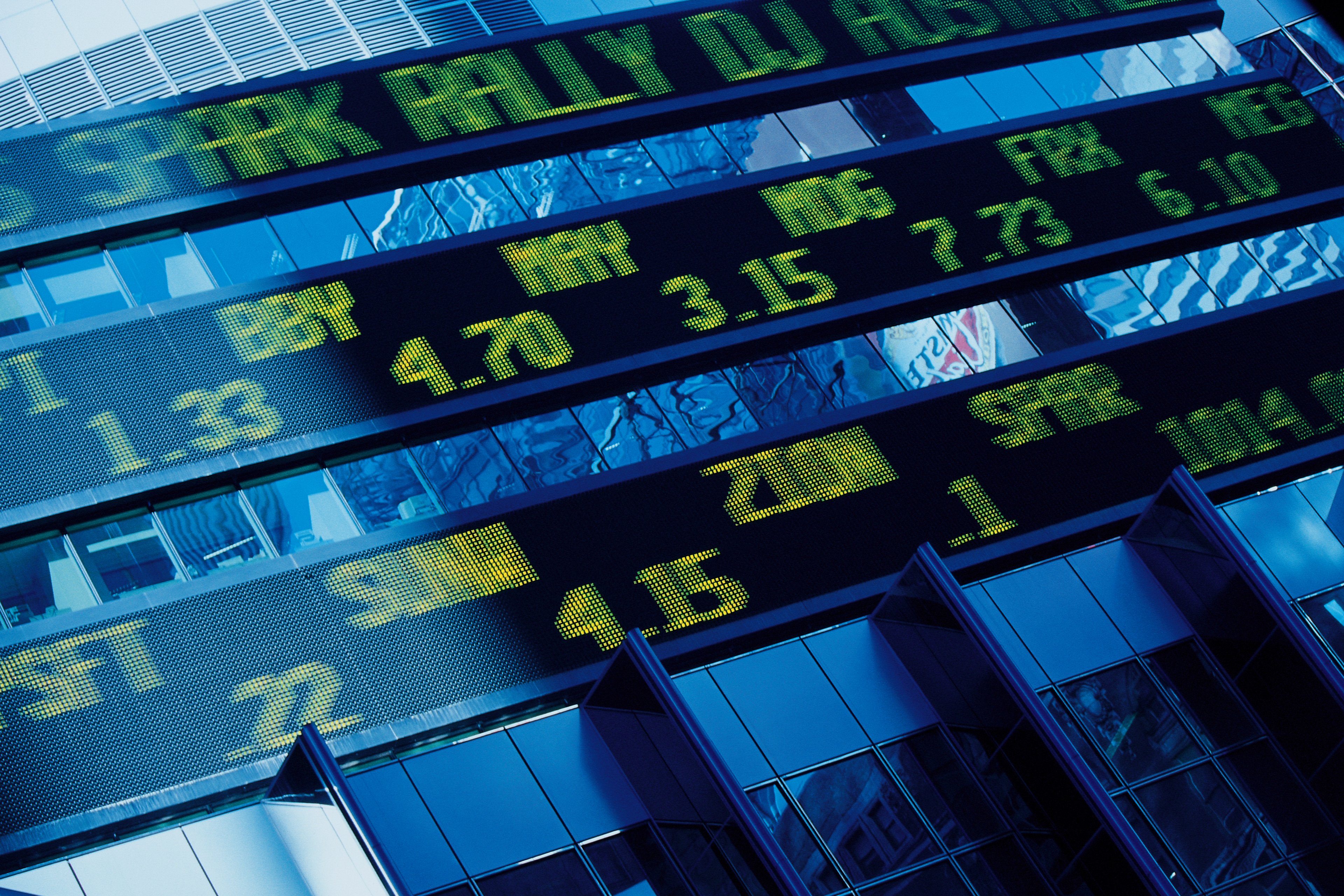 Stock Market (Digital market listings).