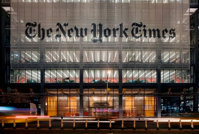 The New York Times building