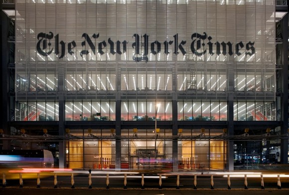 The New York Times building