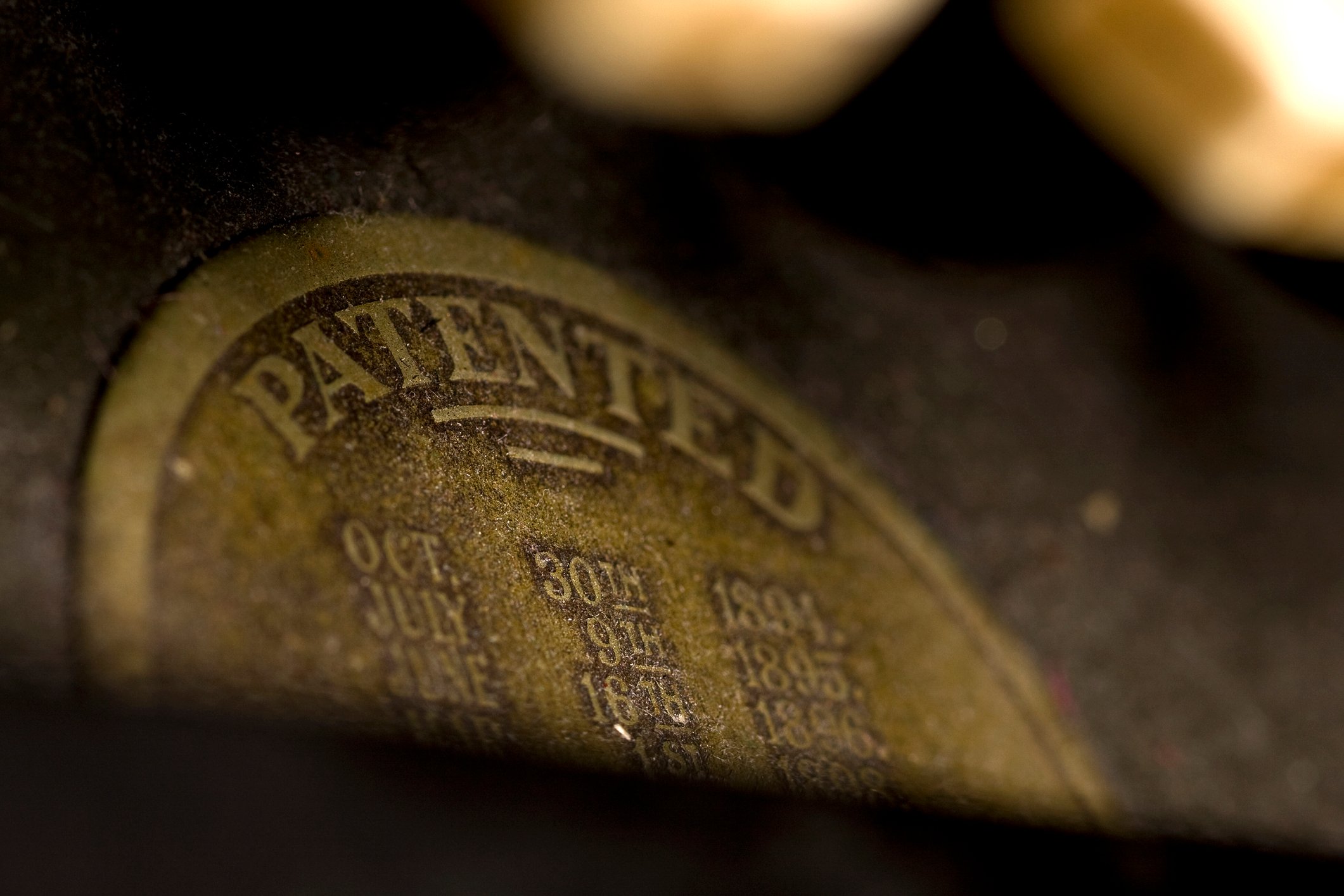 Patent stamp.