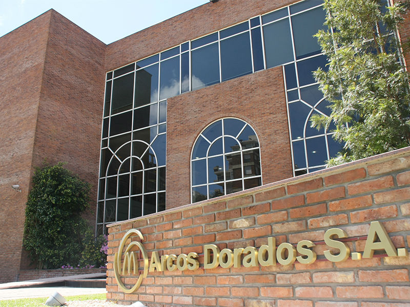Arcos Dorados Holdings sign