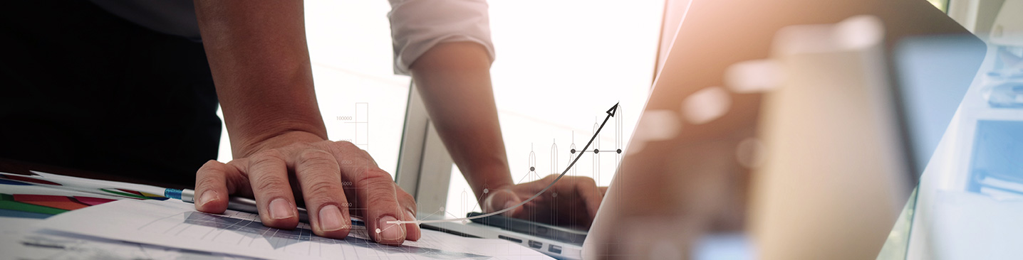 Man at work a planning a project.