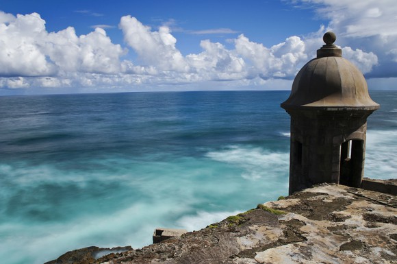 Puerto Rico beach scene.