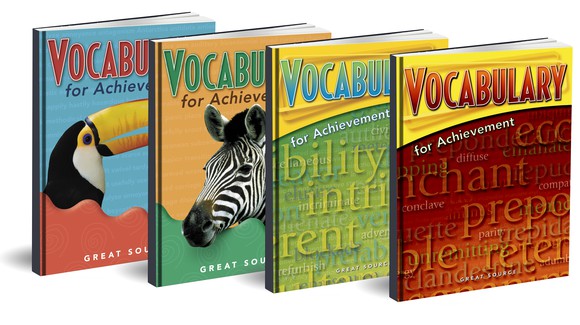 Vocabulary books from HMH.