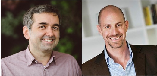 On the left is photo of Chad Dickerson, on the right the new CEO Josh Silverman.