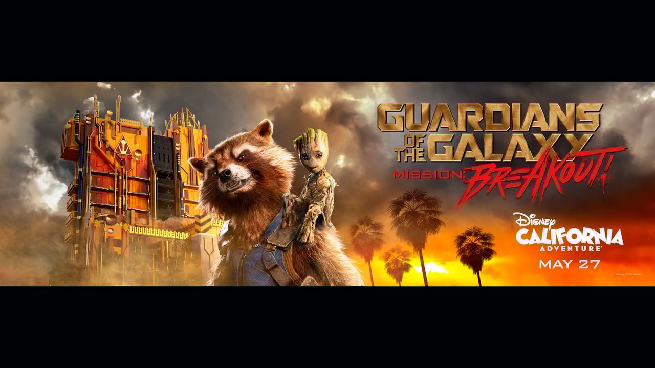 Guardians of the Galaxy ride at Disney's California Adventure.