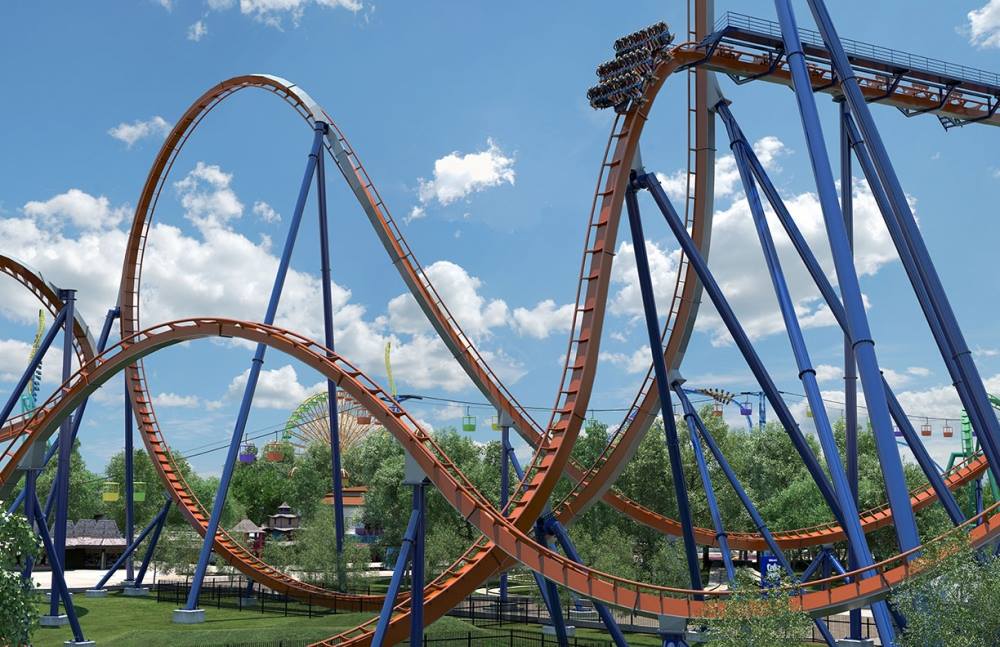 Cedar Fair's Valravn rollercoaster 