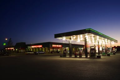 gas station