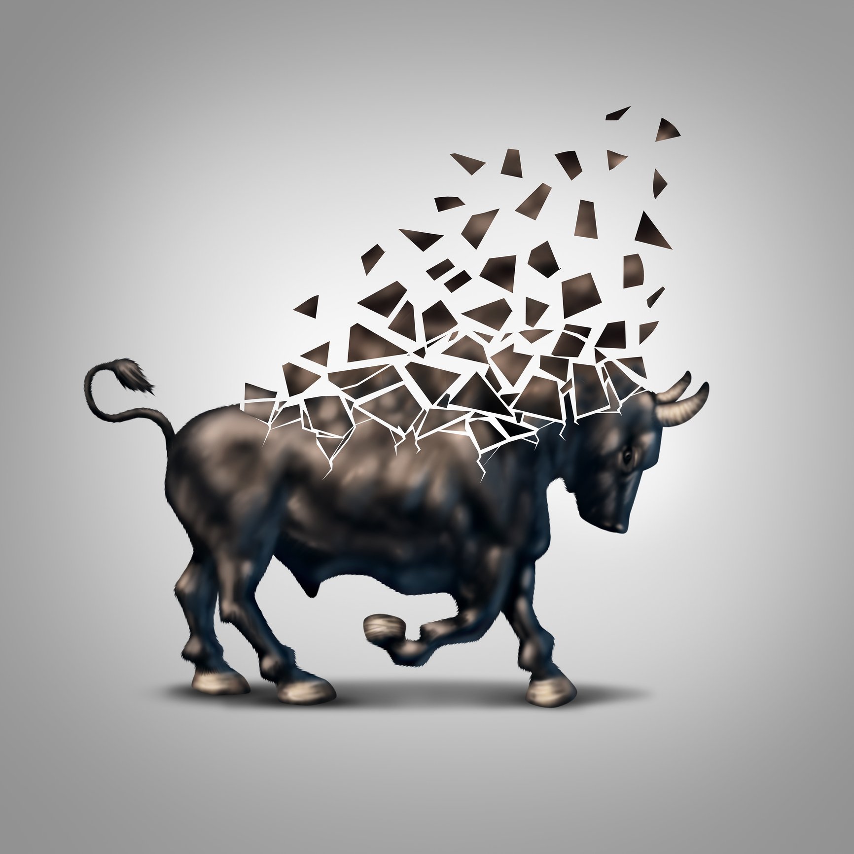Fragile bull.