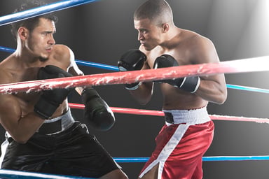 Boxers squaring off