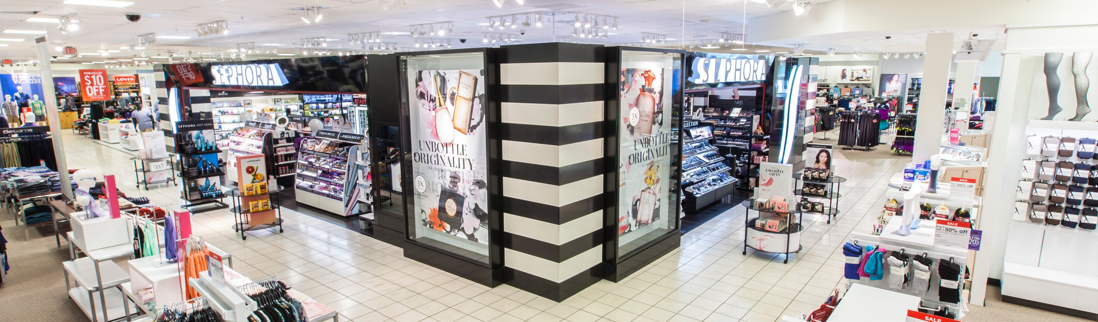 A Sephora shop inside a J.C. Penney store