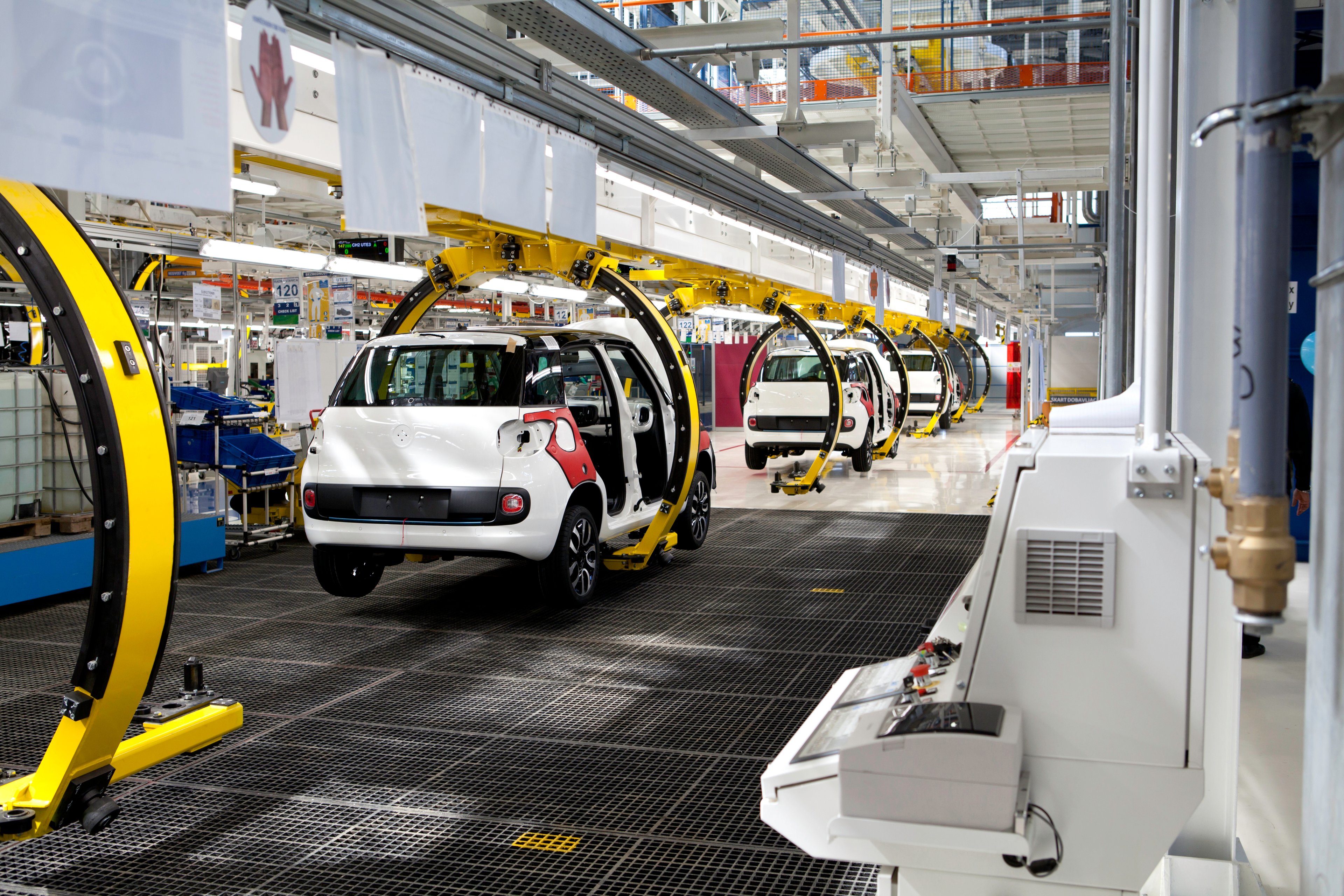 a car production plant in Serbia