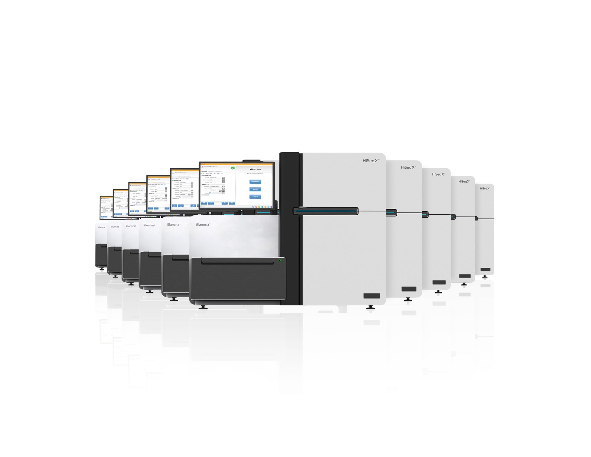picture of an illumina Hi-Sex X system