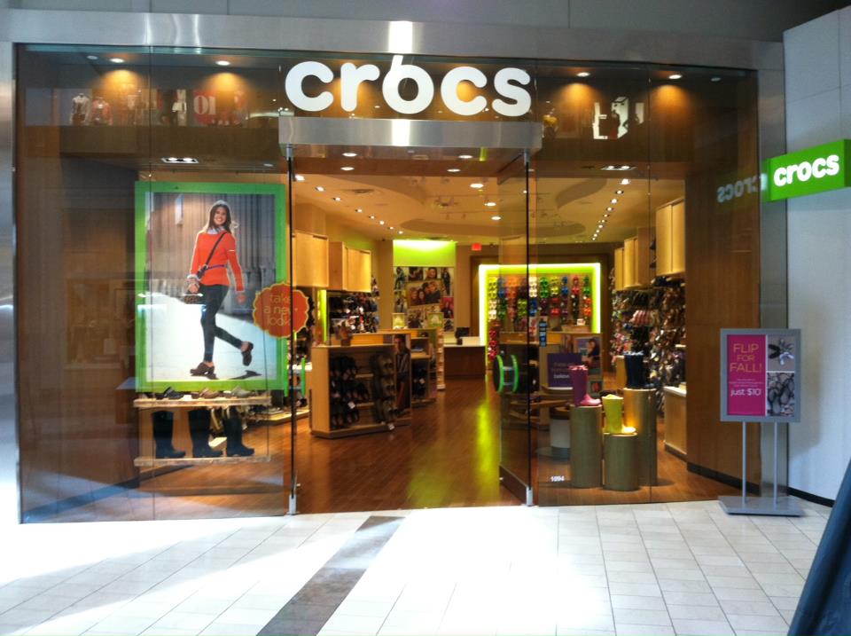 A Crocs retail store.