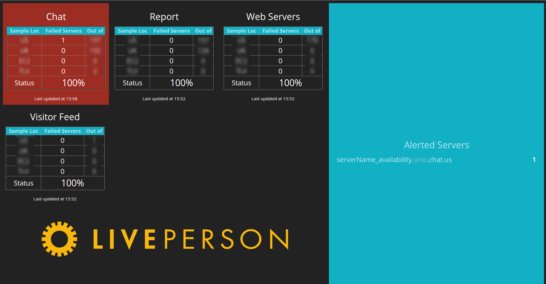 LivePerson's interface screen.