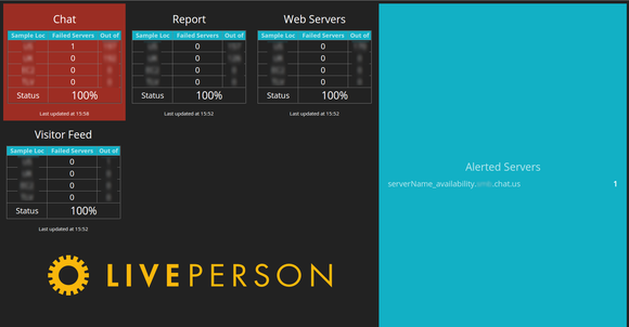 LivePerson's interface screen.