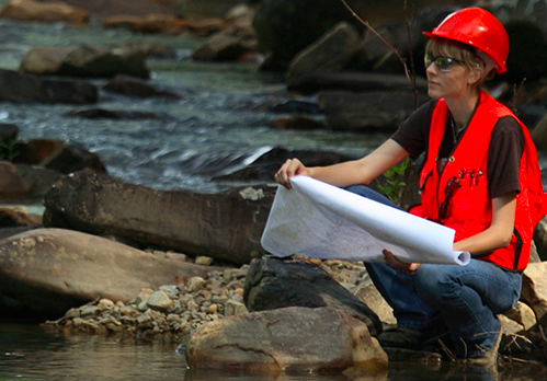 A Weyerhaeuser employee.