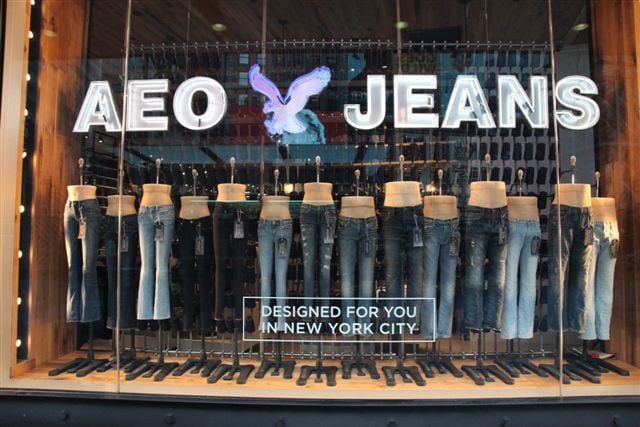 AEO Jeans storefront