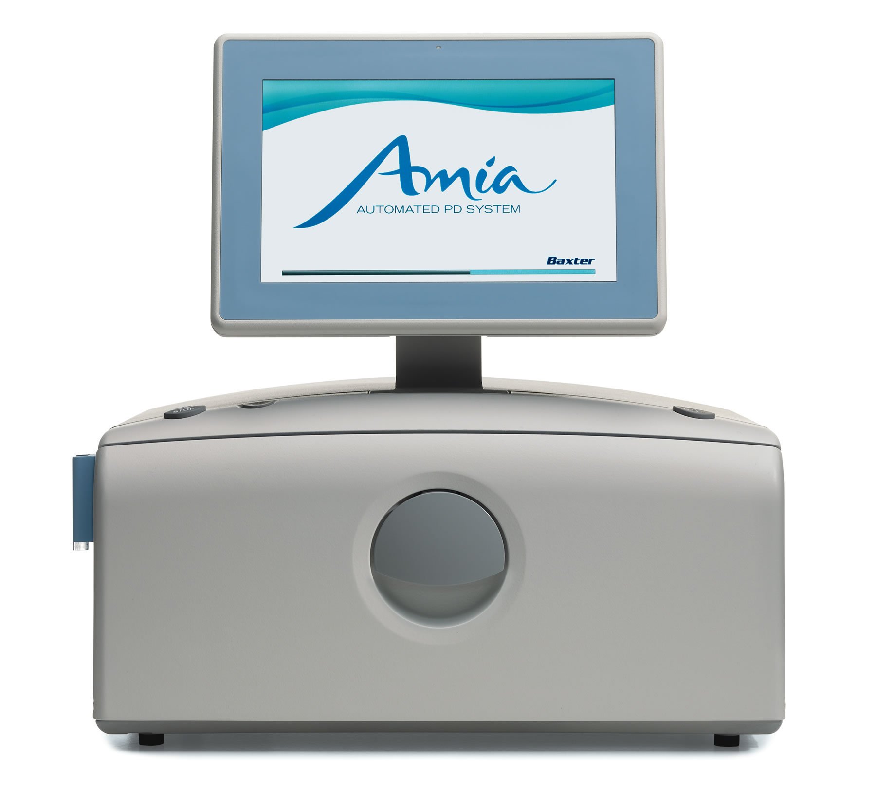 Baxter International's Amia automated peritoneal dialysis cycler with Sharesource connectivity.