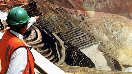 A Southern Copper employee.