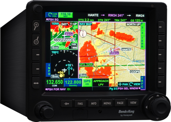 Honeywell navigation display.