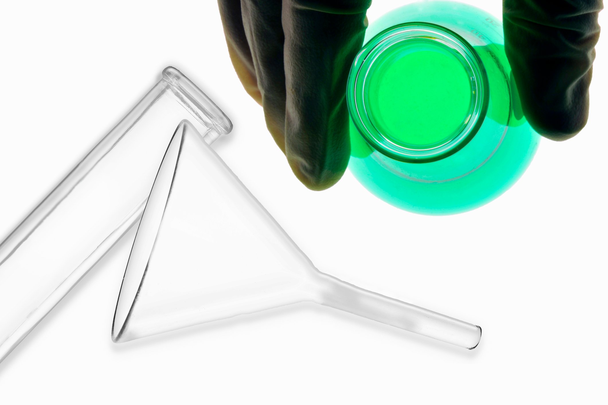 Chemical in beaker for Huntsman story