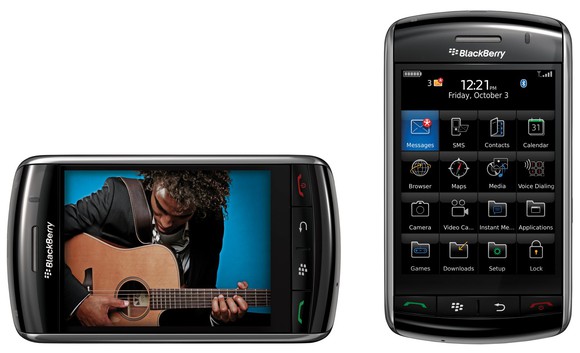 BlackBerry's Storm smartphone.