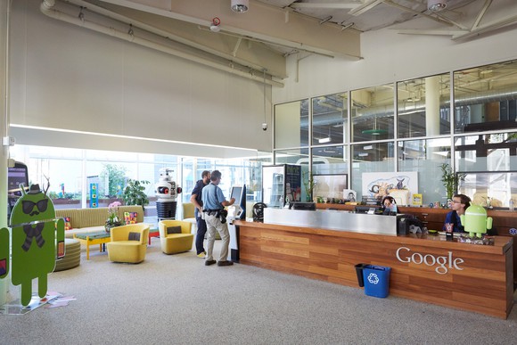 One of Google's lobbies.