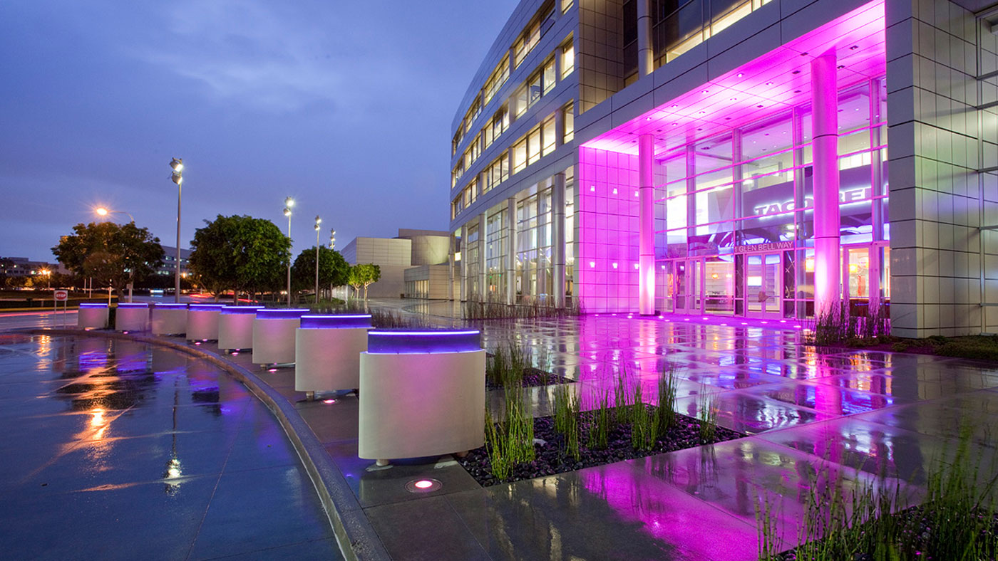 An exterior view of Taco Bell headquarters.